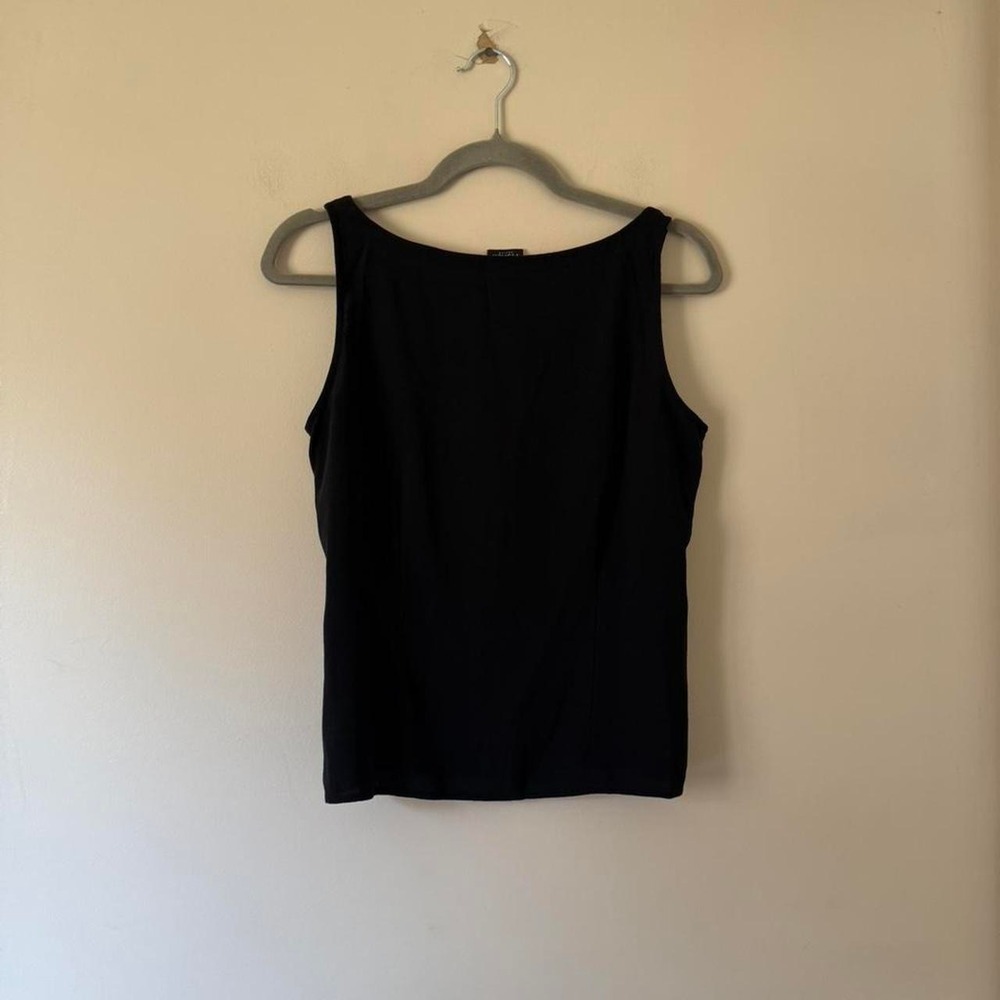 Eileen Fisher Black Silk Tank - Picture 8 of 8
